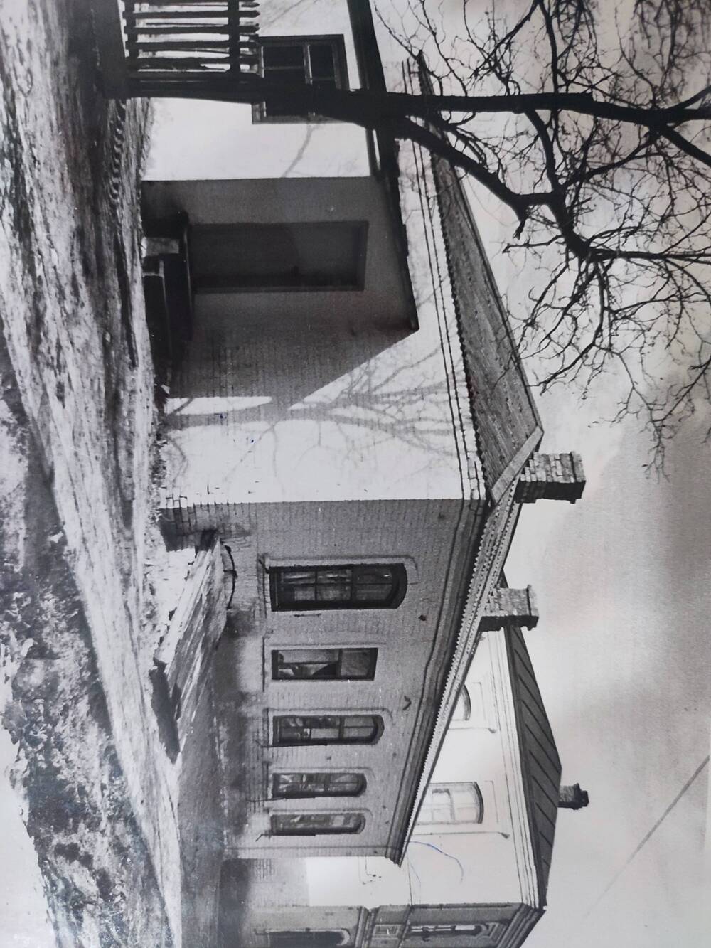 Фото здания физиотерапевтического  отделения ст. Екатериновской. 1955 г.