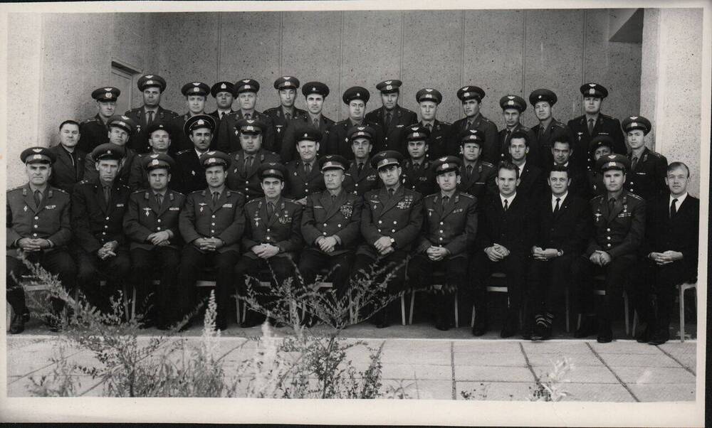 Фото. Групповой снимок в ЦПК. 1968 год.