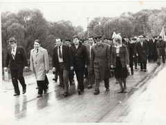 Фото Открытие стелы в Хиславичах в честь погибших партизан.