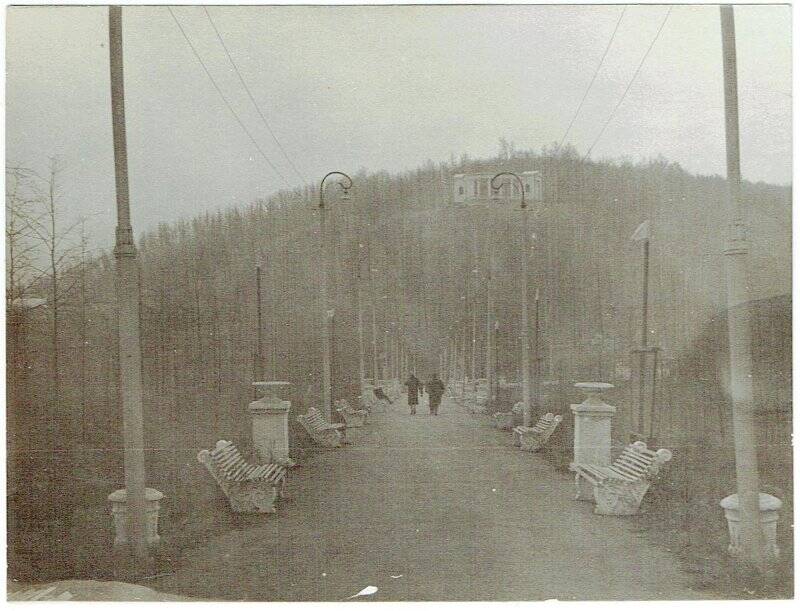 Фотография. Октябрь, 1961г. г. Лениногорск. Вход в Лесопарк