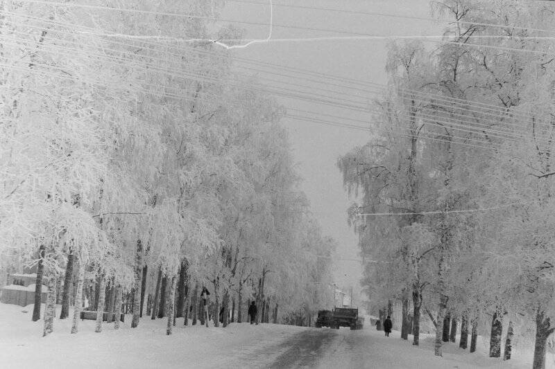 Негатив. Вид на город. Сиверсов мост.