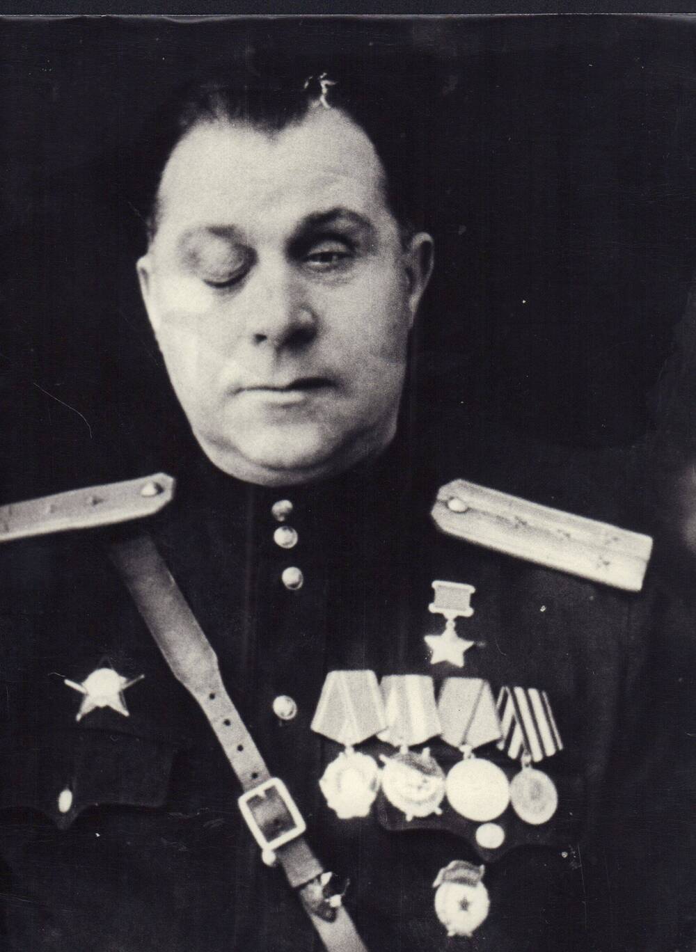 Фотокопия. Распопов Пётр Михайлович, Герой Советского Союза.