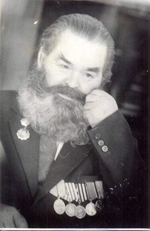 Фотография. Русаков Г. Н., ветеран Великой Отечественной войны. Б/д