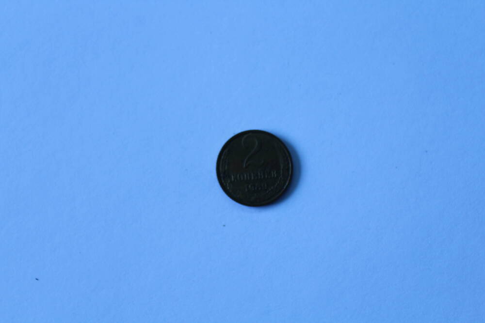 Монета 2 копейки 1989 г. СССР