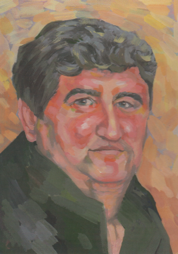 Открытка «Портрет Юрия Ивановича Макарова». Из набора открыток 