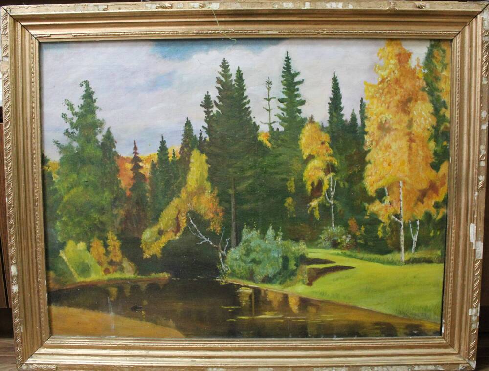 Картина Осень С.П. Барышева