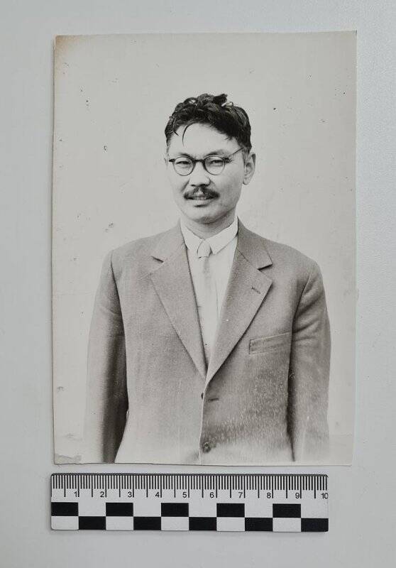 Фотография. Ч.Ц. Цыдендамбаев - бурятский писатель. 1960 г.