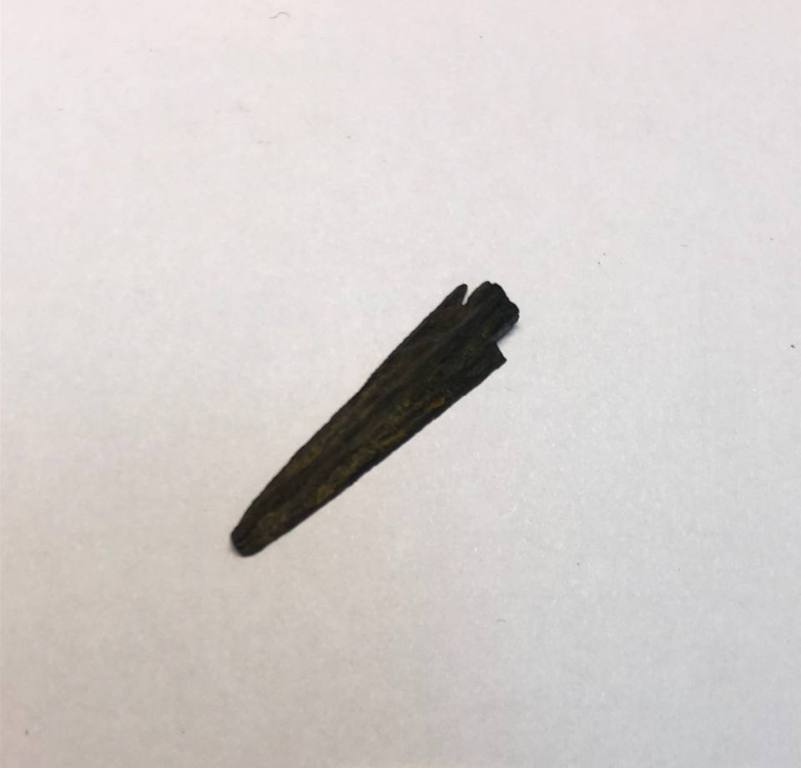 Наконечник скифских стрел трехгранный, черешковый, IV в. до н.э., литой