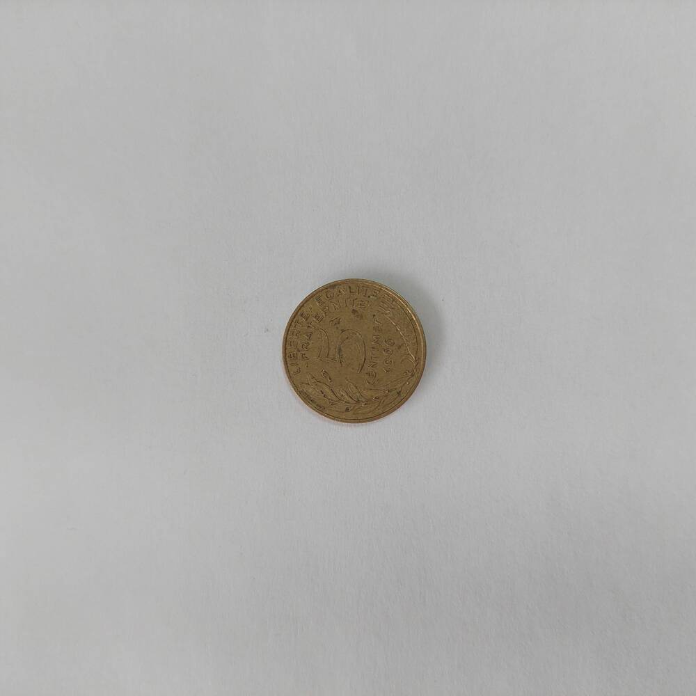 Монета французская