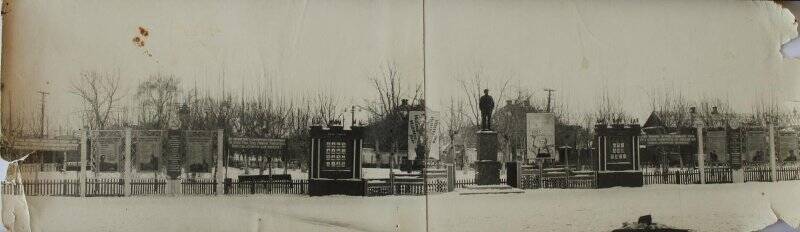 Фотография. «Площадь Ленина в г.Спасске» 1964г.