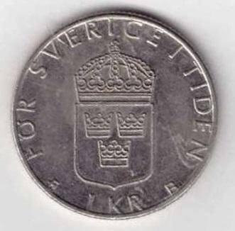 Монета.1 крона, Швеция