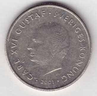 Монета. 1 крона, Швеция