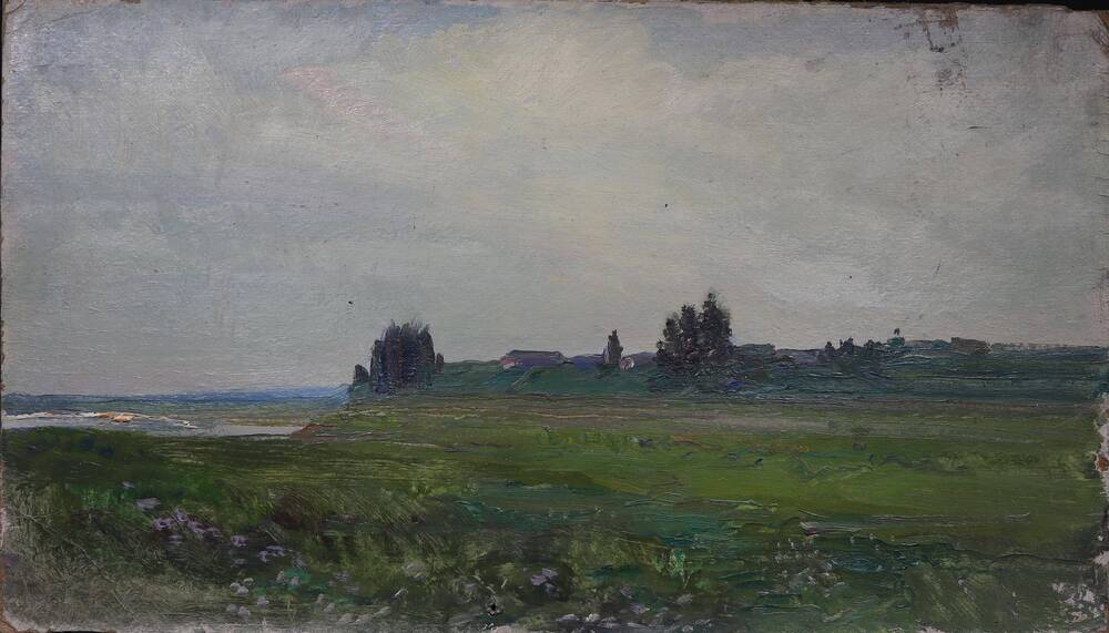 Картина Холмогорский пейзаж