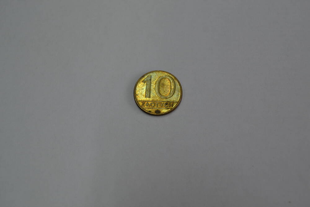 Монета Польской Народной Республики 10 злотых 1990 года
