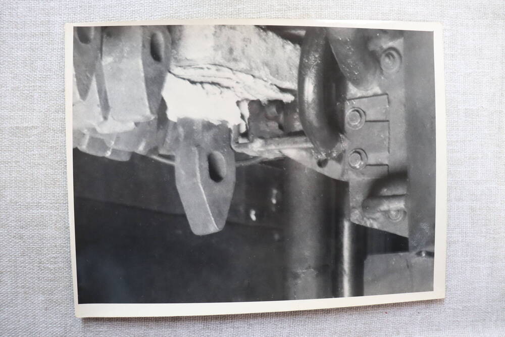 Фотография. Кокильный участок литейного цеха. Работа Туапсинского машиностроительного завода, 1957-58гг.