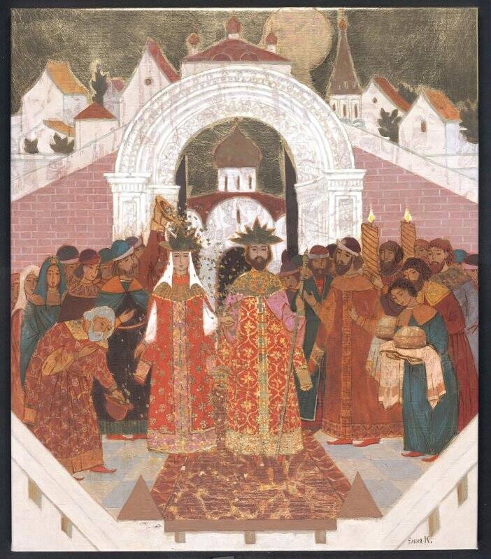 Картина «Царская свадьба в Александровской слободе»