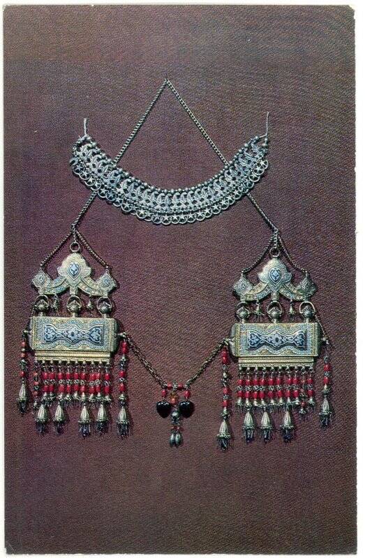 Открытка из комплекта «Народное искусство таджиков».