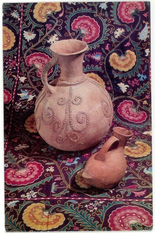Открытка из комплекта «Народное искусство таджиков».