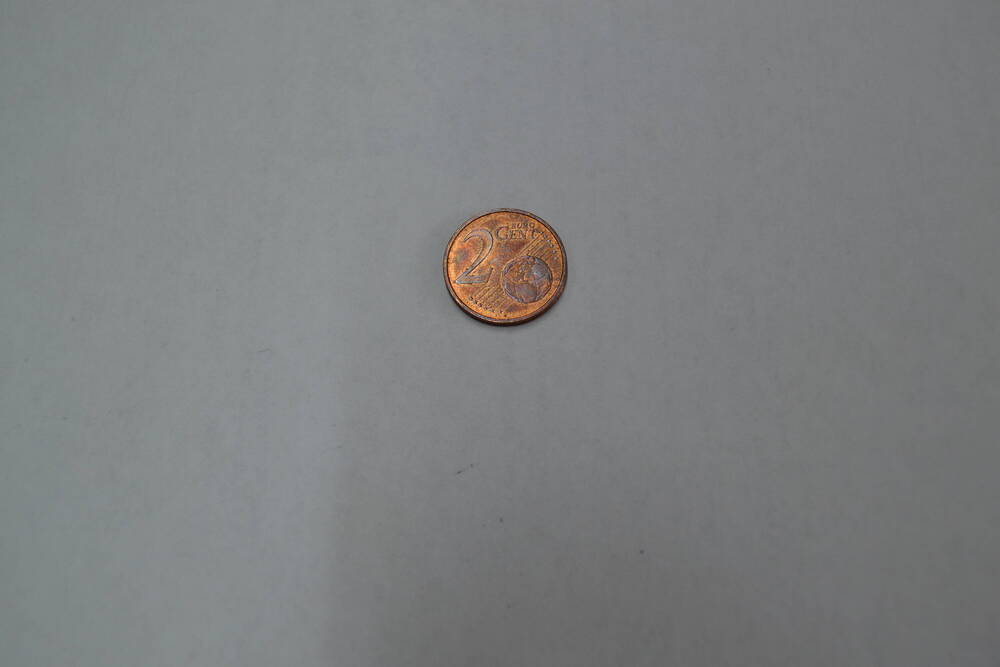 Монета Испании 2 евро цента 2010 года