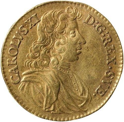 Монета. Швеция. Карл XI (1660-1697), дукат