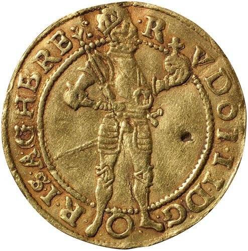 Монета. Священная Римская империя;Австрия. Рудольф II (1576-1612), дукат