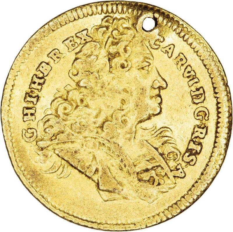 Монета. Священная Римская империя;Трансильвания. Карл VI (III) (1703-1711-1740), дукат