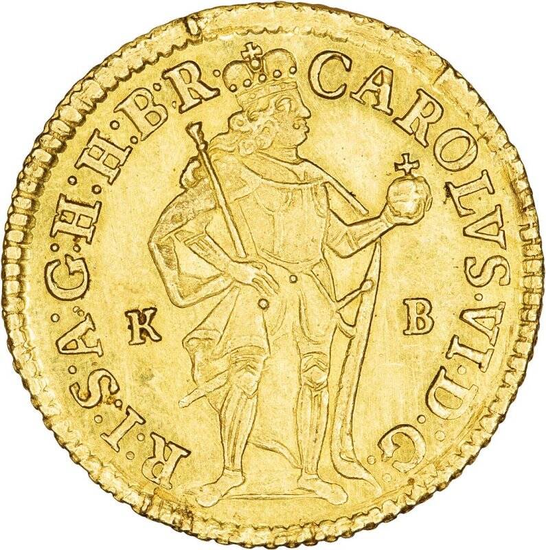 Монета. Венгрия. Карл VI (III) (1703-1711-1740), дукат