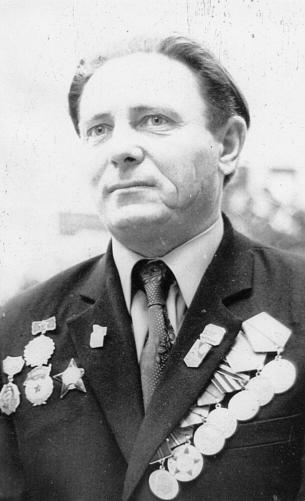 Фотография черно-белая Ляшкова Михаила Пантелеевича, ветерана Великой Отечественной войны 1941-1945 г. г.