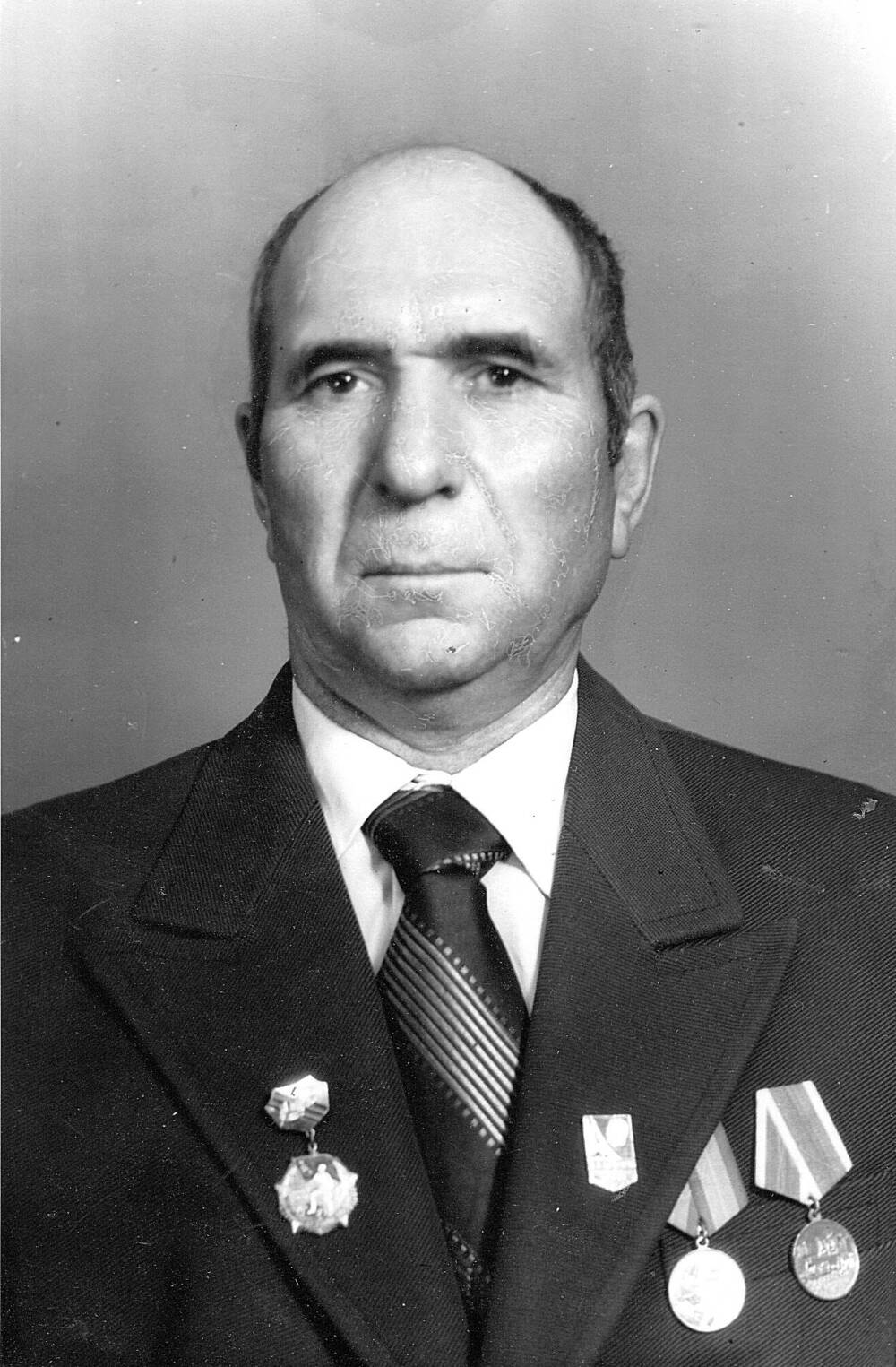 Фотография черно-белая Лисицы Михаила Сергеевича, ветерана Великой Отечественной войны 1941-1945 г. г.