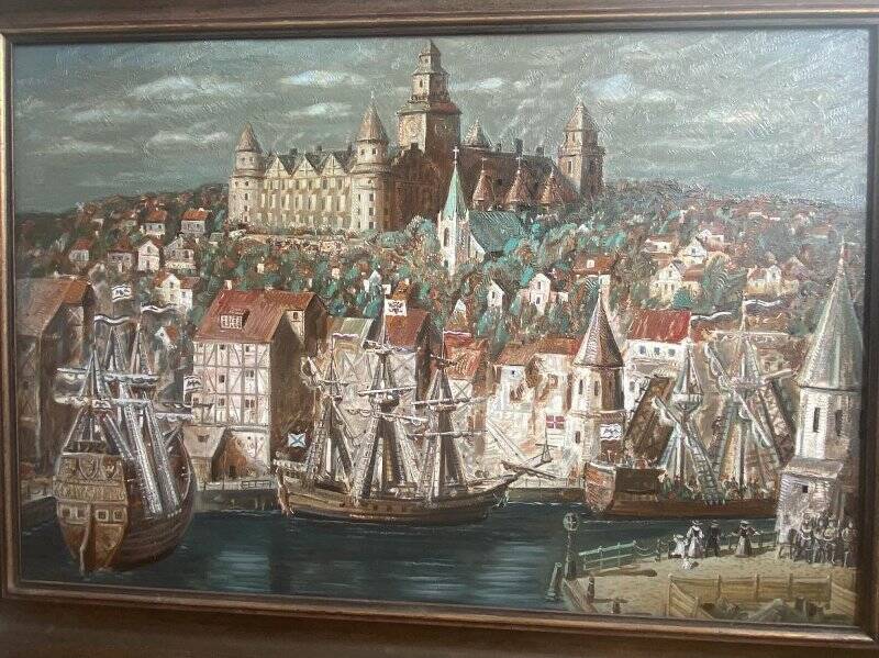 Морской Кёнигсберг (Konigsberg) 1724 г.