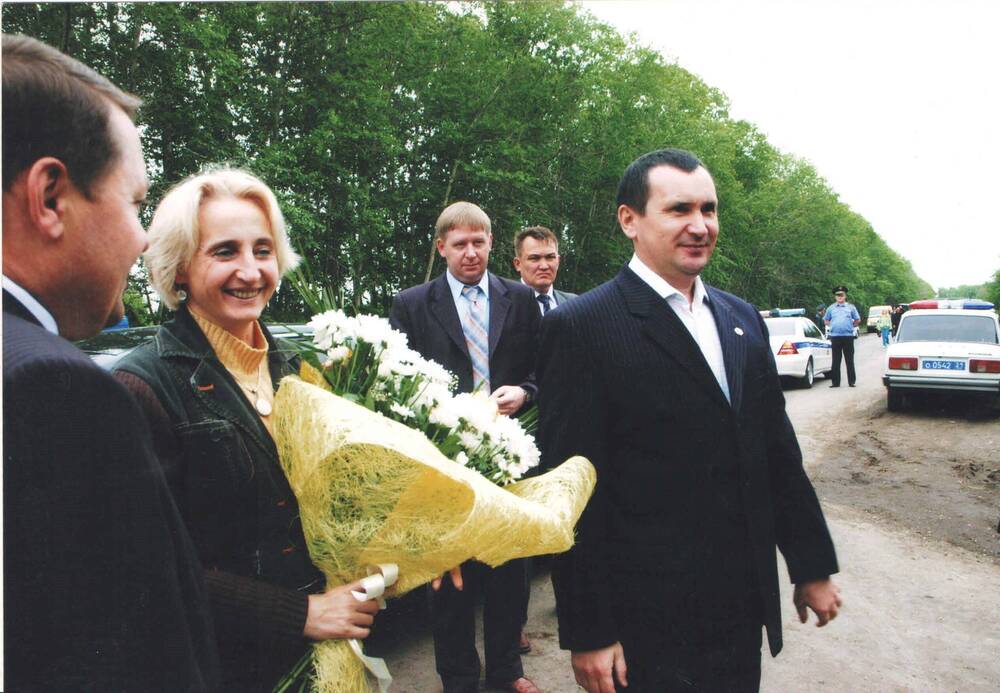 Фото. Президент Чувашской Республики Фёдоров Н.В. в Моргаушском  районе
