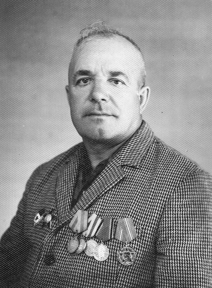 Фотография черно-белая Рондикова Ивана Ивановича, ветерана Великой Отечественной войны 1941-1945 г. г.