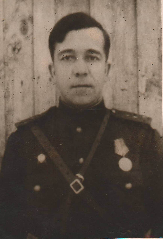 Фото. Филатов Иван Иванович бывший агитатор 69-го стрелкового полка, принимавший участие в освобождении Болховского края.