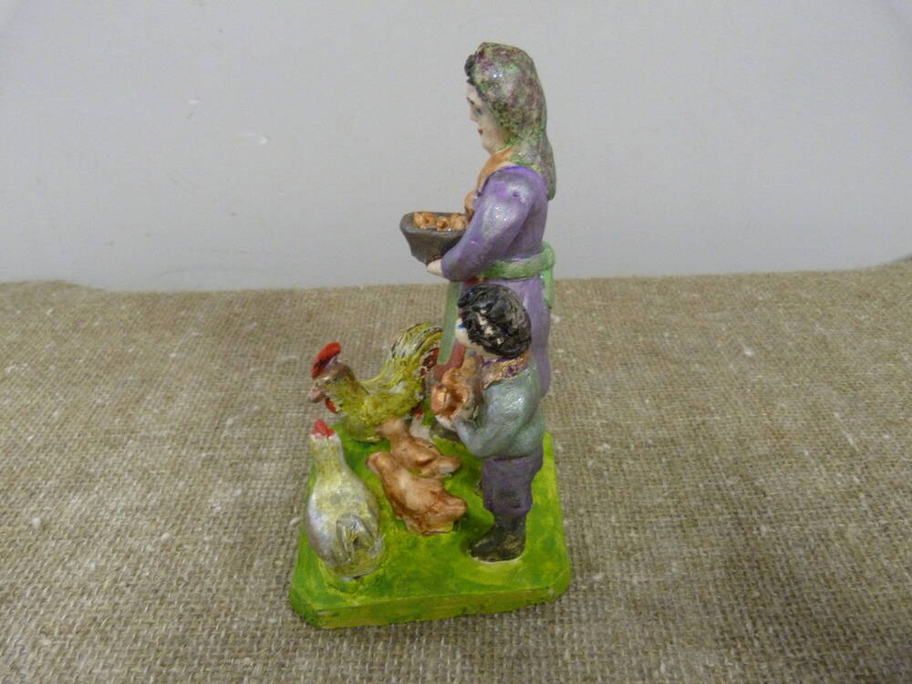 Коллекция глиняной игрушки, автор Митин В. В. (Московская область). Игрушка «На птичьем дворе».
