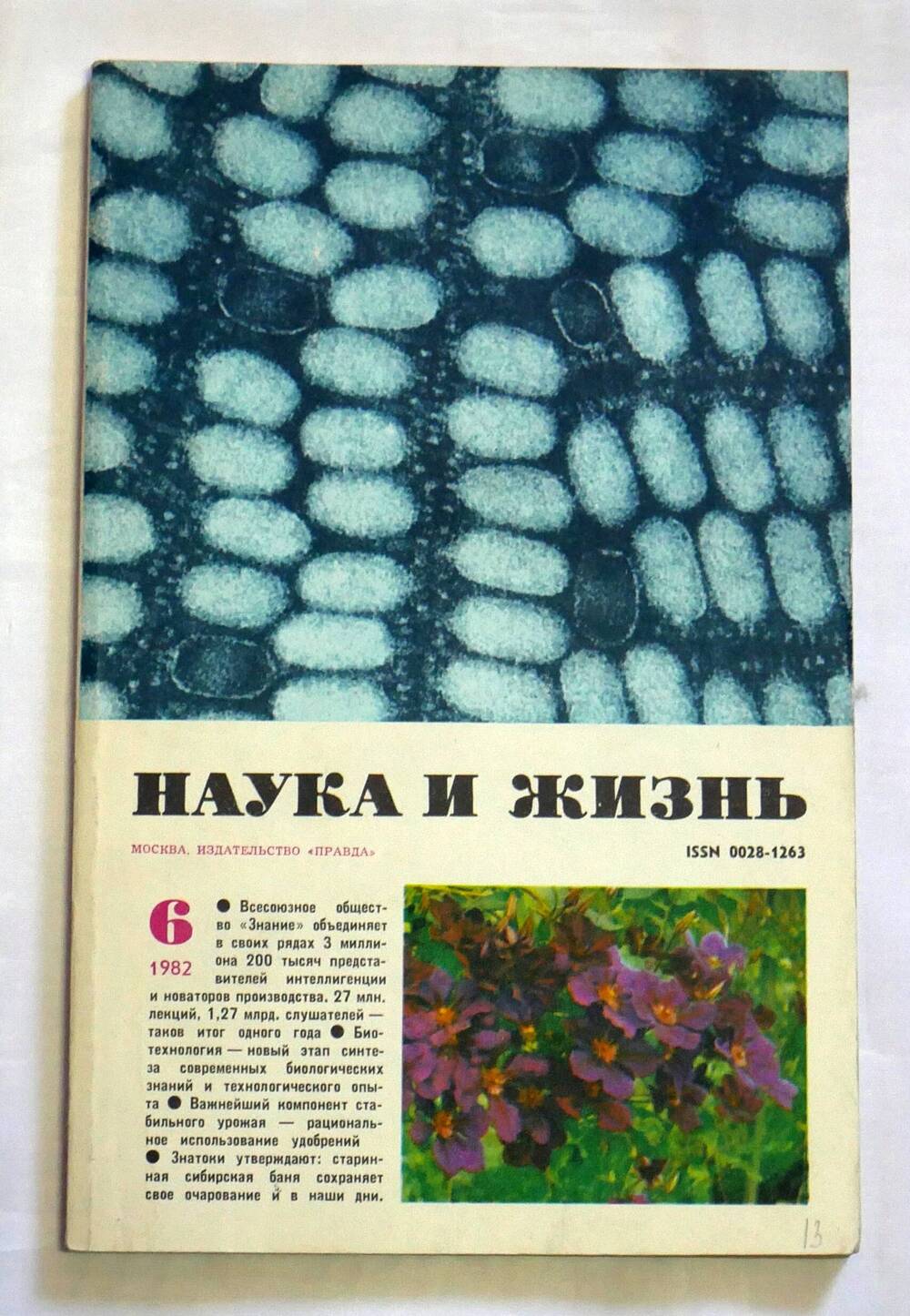 Журнал. Наука и жизнь. № 6 июнь 1982 г.