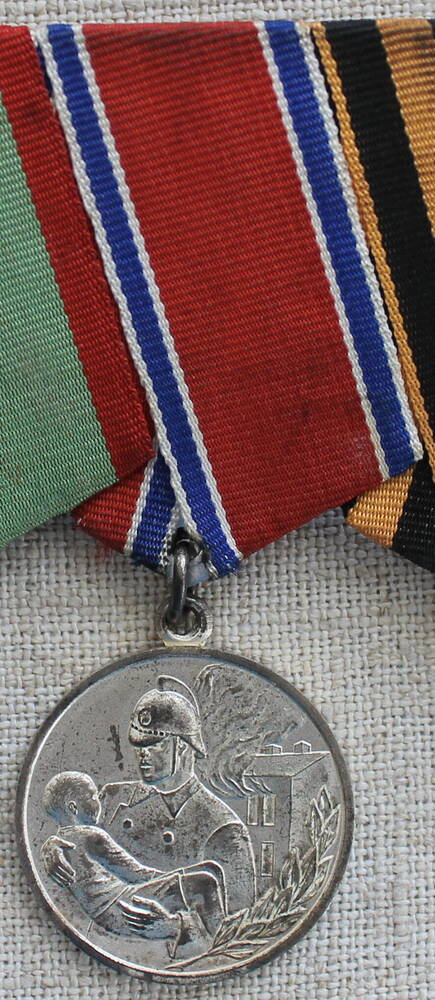 Медаль «За отвагу на пожаре»  Кибаля  Ивана  Андреевича.