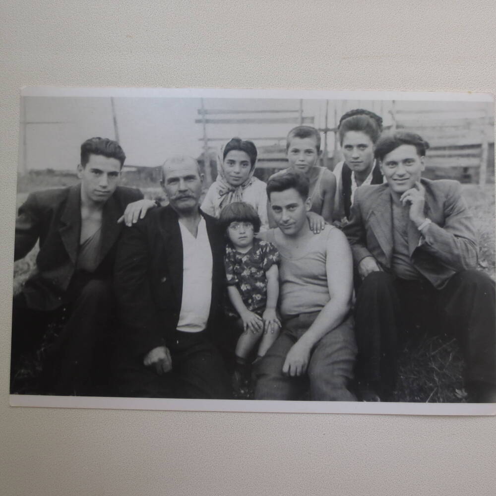 Фотография. Семья Панаетовых,  Узбекистан, 1953 г.