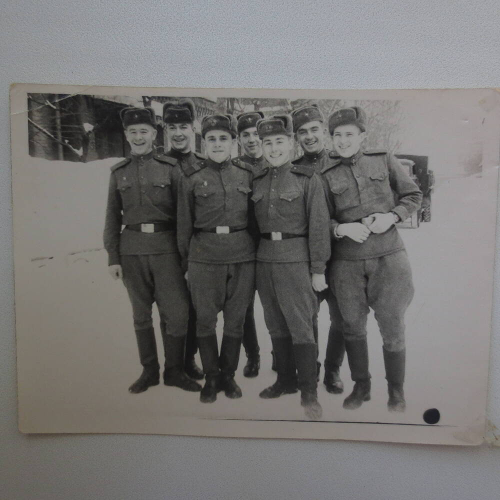 Фотография. Солдаты в армии 1957-1958 гг. , г. Москва