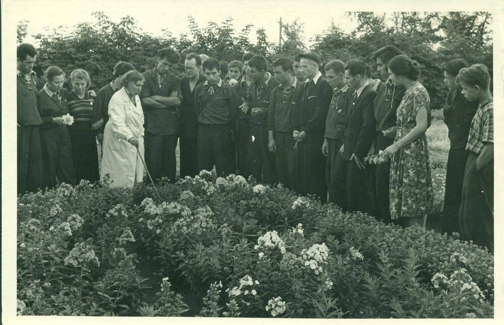 Фотография. Болгары на целинной Русско-Полянской земле, 1956 г.
