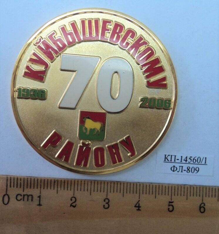 Медаль «70 лет Куйбышевскому району».