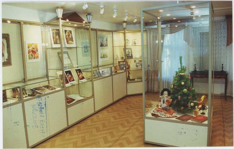 Фотография цветная. Выставка Рождество Христово в музее Невская застава.