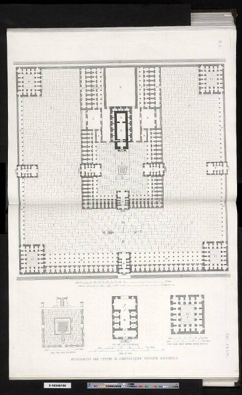 План комплекса храма в Иерусалиме