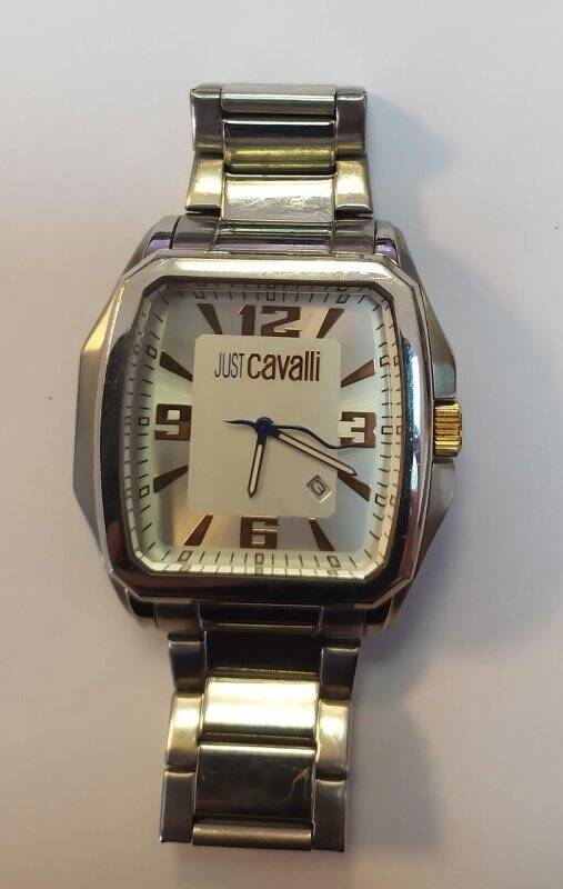 Часы наручные мужские кварцевые «Just Cavalli Gents» на браслете.