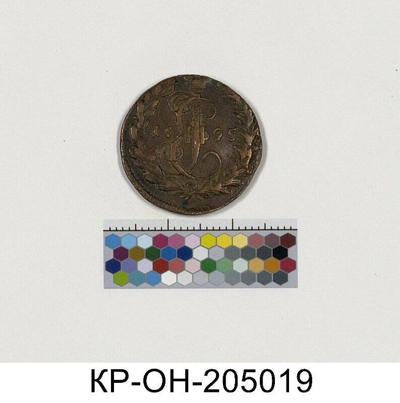 Монета. Россия. Екатерина II (1762-1796), денга