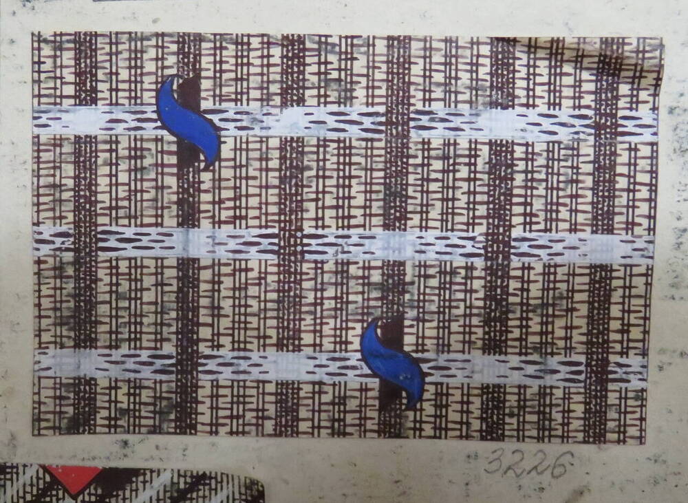 Рисунок для ткани. Из манерной книги с ситце-печатными рисунками ф-ки Каретниковых.