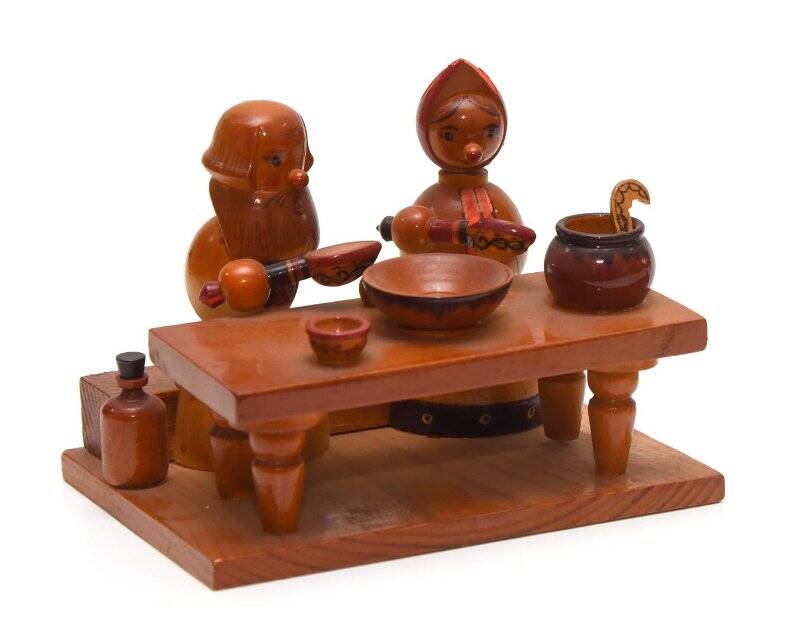Деревянная игрушка «Жили-были дед да баба»