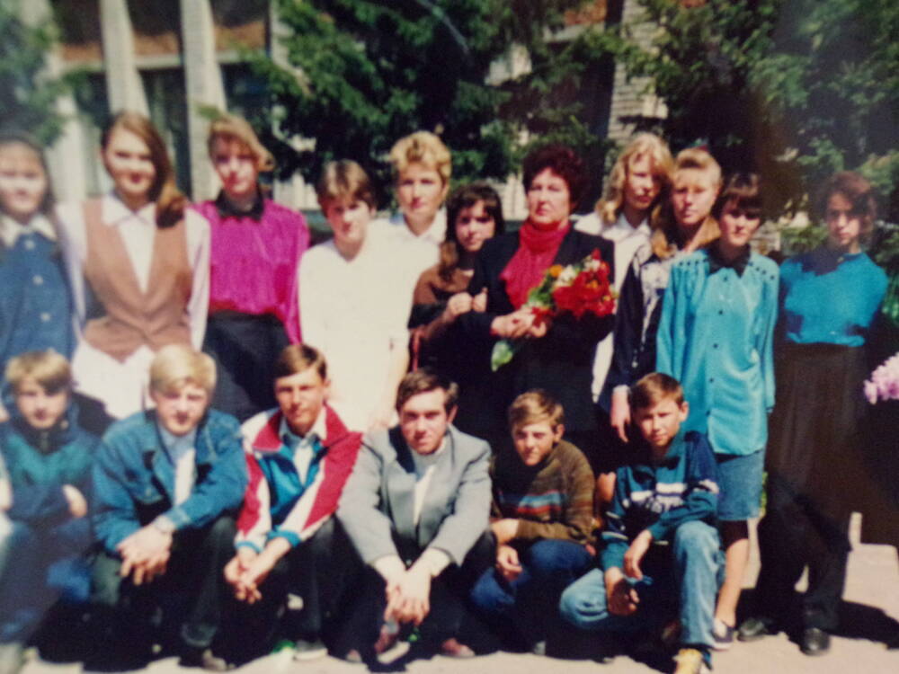 Фотография. Нечаевой А.А. групповая. 1997 г.
