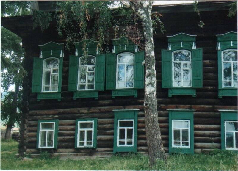 Фото: Дом купца И.С. Попова, с. Шебалино Шебалинский район.