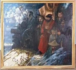 Картина Пугачев на Соколовой горе.