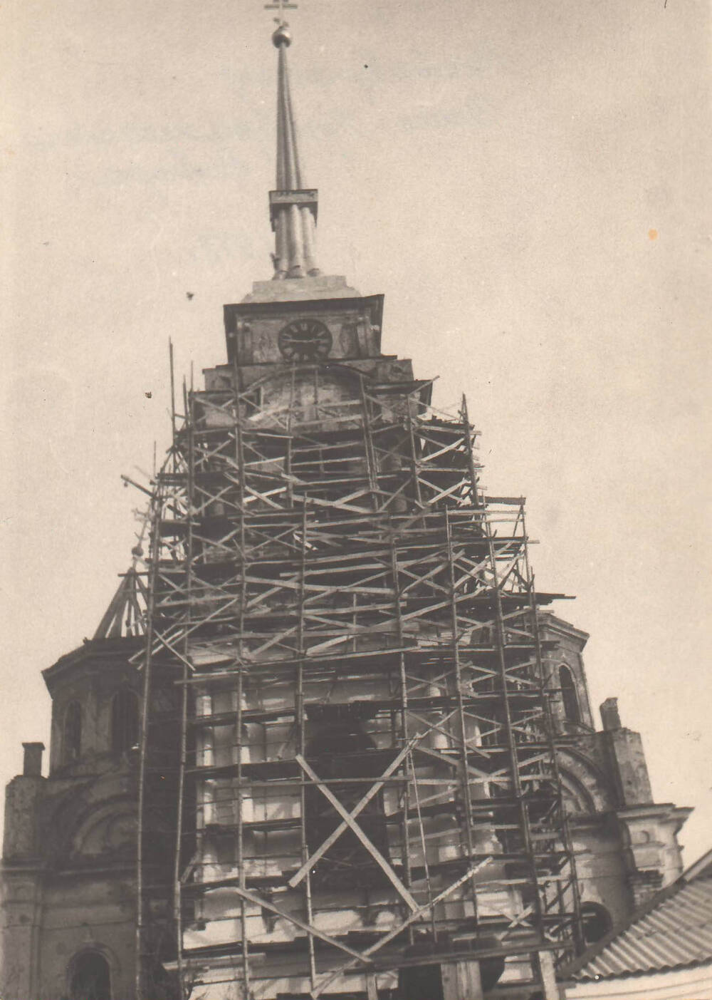 Фото. Реставрация Спасо-Преображенского Собора. 1972 г.